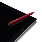 AluPen Pro™ Designer 2 in 1 iPad Stylus // Red