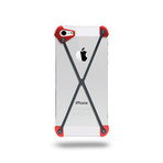 Radius Case for iPhone 5 // Red + Slate X Frame
