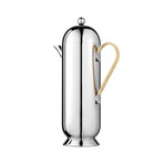 Domus Cafetiere // 12"H w/ Wicker Handle