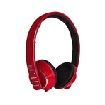 Air-Fi Runaway AF32 Stereo Bluetooth Headphones // Red