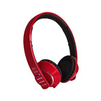 Air-Fi Runaway AF32 Stereo Bluetooth Headphones // Red