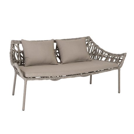 Rattan Loveseat