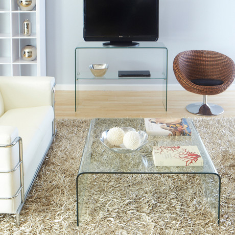 Bent Glass Coffee Table