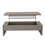 Multi-Level Storage Coffee Table (Latte Lacquer)