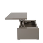 Multi-Level Storage Coffee Table (Latte Lacquer)