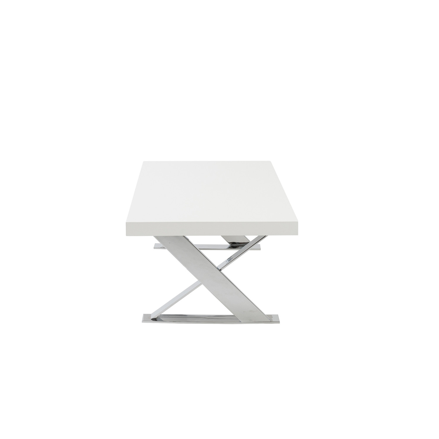X-Base Coffee Table (Walnut/Chrome) - Affordably Modern ...