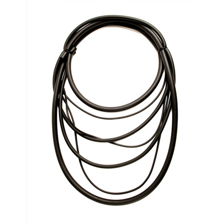 Necklace // Neoprene (Black)