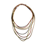 Necklace // Colored Threads (Mix Ochre)
