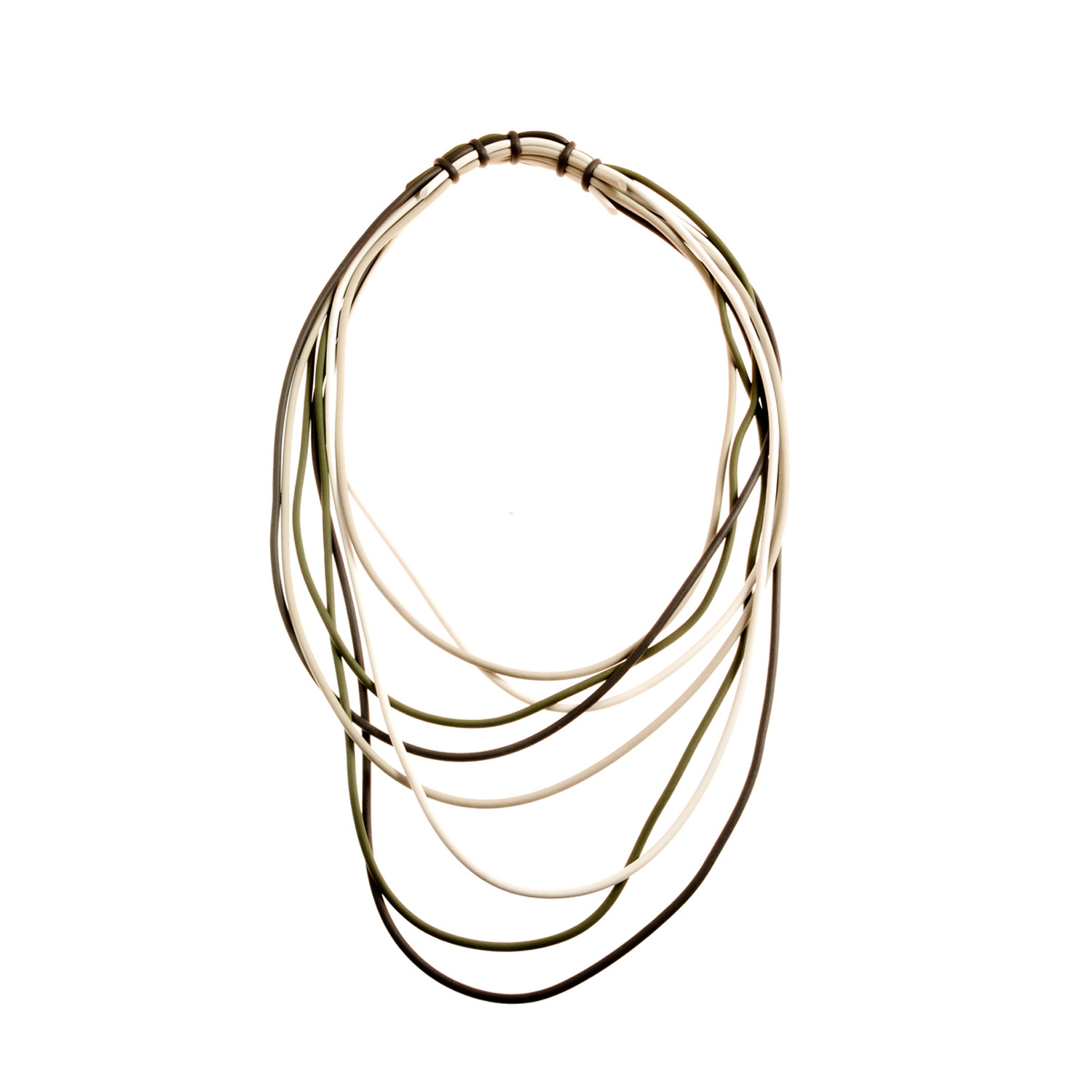 Necklace // Colored Threads (Mix Ochre) - Neo Jewelry - Touch of Modern