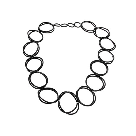 Necklace // Black Circles