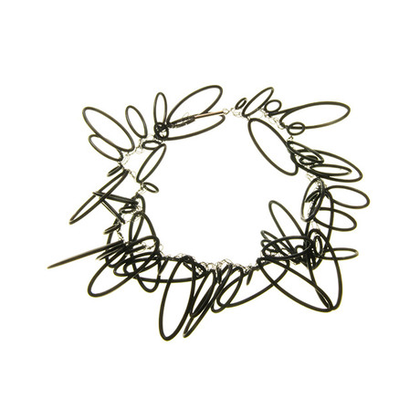 Necklace // Black Petals