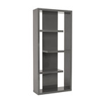 Maze Shelving Unit // Gray Lacquer