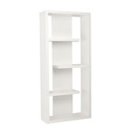 Maze Shelving Unit // White Lacquer