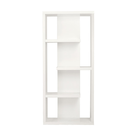 Maze Shelving Unit // White Lacquer