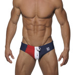 Hirado // Navy, Red, White (S)