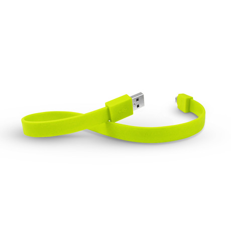 Tylt Data Cable - Micro USB (Green)