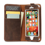 Collatio iPhone 5 Case + Wallet // Chestnut