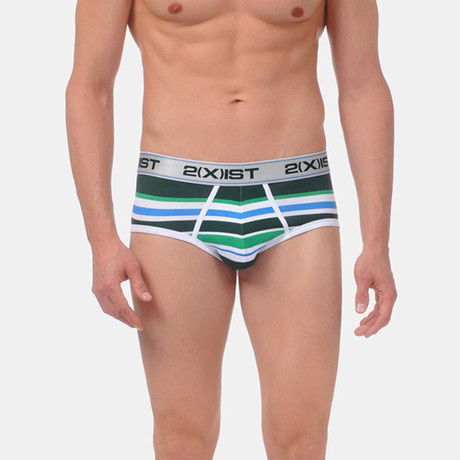 Contour Pouch // Forest Green Stripe 3 Pack (Small: 28-30")