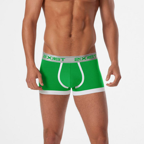 No Show Trunk // Classic Green 3 Pack (Small: 28-30")