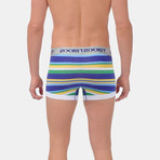 No Show Trunk // Aspen Yellow Stripe 3 Pack (Small: 28-30")