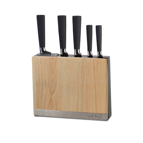 200B Knife Set + Block w/ Cutting Board + Knife Sharpener