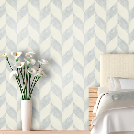 Distressed Chevron // Something Blue (26"L x 4.5'H; (9.4 SQ/FT) Per Panel)