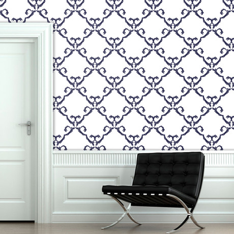 Bamboozled // Sailor Blues (26"L x 4.5'H; (9.4 SQ/FT) Per Panel)