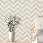Zig Zag // Beige (26"L x 4.5'H; (9.4 SQ/FT) Per Panel)