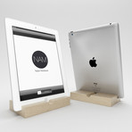 Wood Table Dock // iPad & iPad Mini 