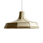 Leather Lampshade Horizontal // Beige