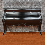 Bordeaux Bombay Side Table // Black