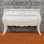 Bordeaux Bombay Side Table // White