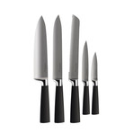 200B Knife Set + Block w/ Cutting Board + Knife Sharpener