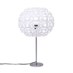 Urchin 14"W Round White Table Lamp