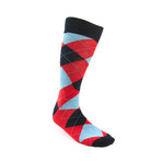 Fancy Men's Socks // Navy Argyle