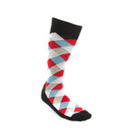 Fancy Men's Socks // Black Argyle