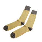 Fancy Men's Socks // Yellow Stripe