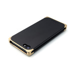 iPhone 5 Case // Brass + Black Composite