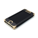 iPhone 5 Case // Brass + Black Composite