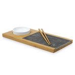 Sushi Sandstone Board w/ Bowl + Chopsticks 