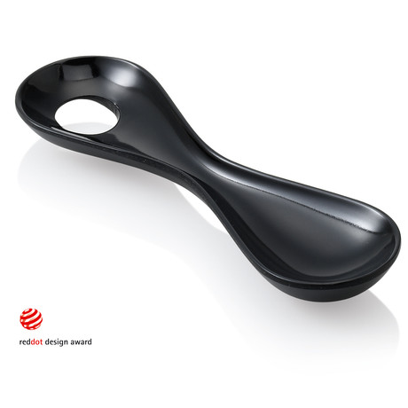 Red dot spoon medium