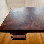 Claro Walnut Slab Desk (Slab 1)