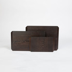 Rhombic Serving Tray + Cutting Board // Wenge (10.5" L x 7" W x 1" H)