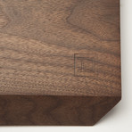 Rhombic Serving Tray + Cutting Board // Walnut (10.5" L x 7" W x 1" H)