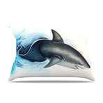 Graham Curran "Lucid" Bed Pillow Case (Queen: 30" x 20")