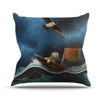 Graham Curran "The Savages" Throw Pillow (14" x 14")