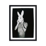 Andy Warhol // Man with Rabbit Mask, c. 1979