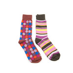 Super Stripes // Vineyard Dusk + Fun Dots // Wildberry