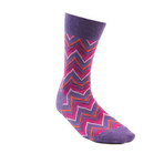 Zig Zag // Wildberry + Super Stripes // Wildberry