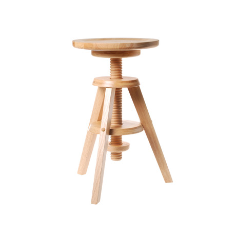 Rubber Wood Round Stool